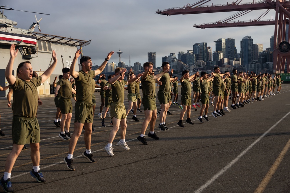 Seattle Fleet Week Formation Run