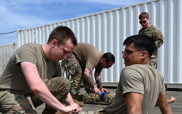 354th AEW paramedics teach casualty care during REFORPAC 25