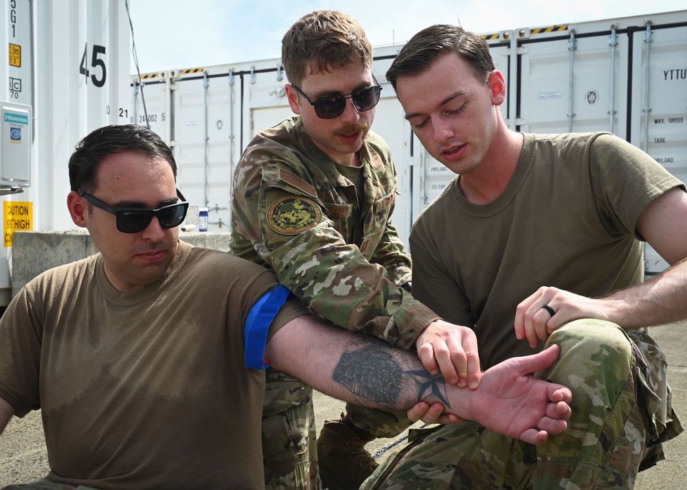 354th AEW paramedics teach casualty care during REFORPAC 25