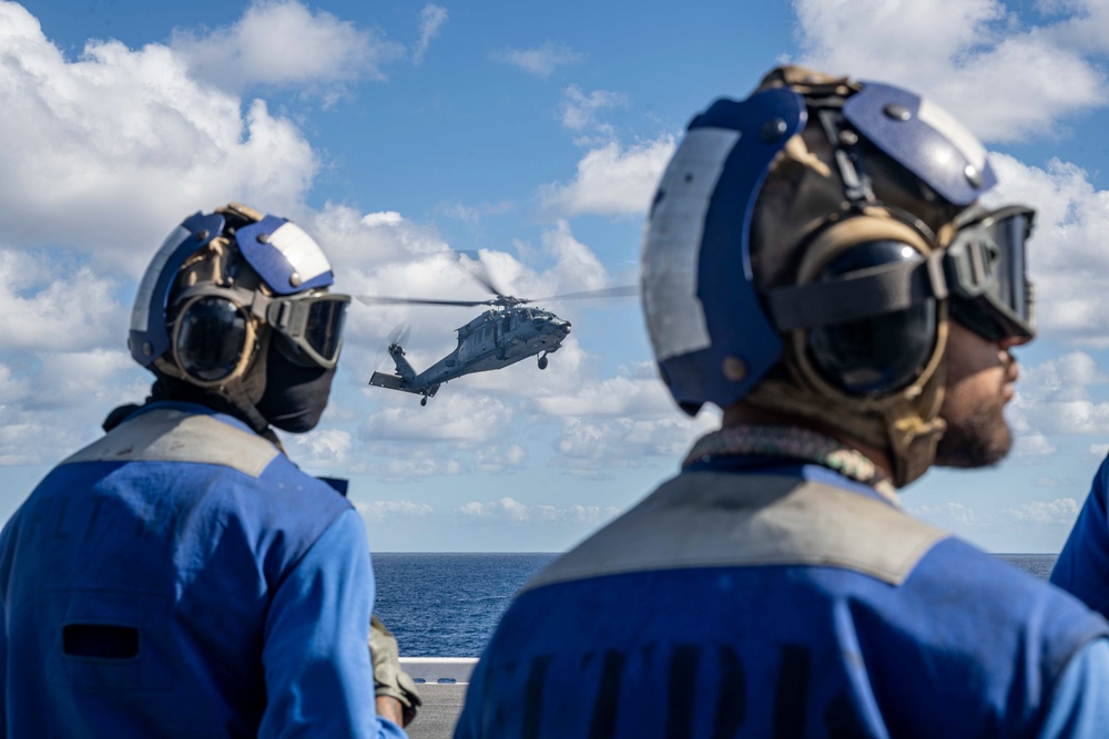 USS America (LHA 6) Conducts Flight Operations
