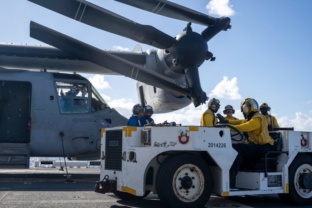 USS America (LHA 6) Conducts Flight Operations