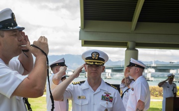 Destroyer Squadron 1 Holds Change of Command Ceremony