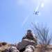 Marines fly a Skydio drone during a battalion field exercise