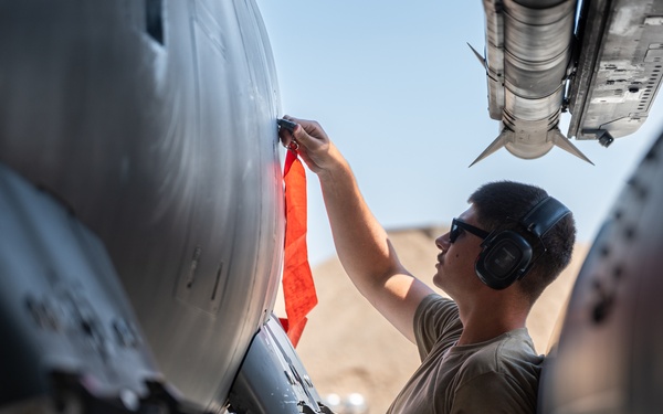 494th Expeditionary Fighter Generation Squadron conducts EOR Operations