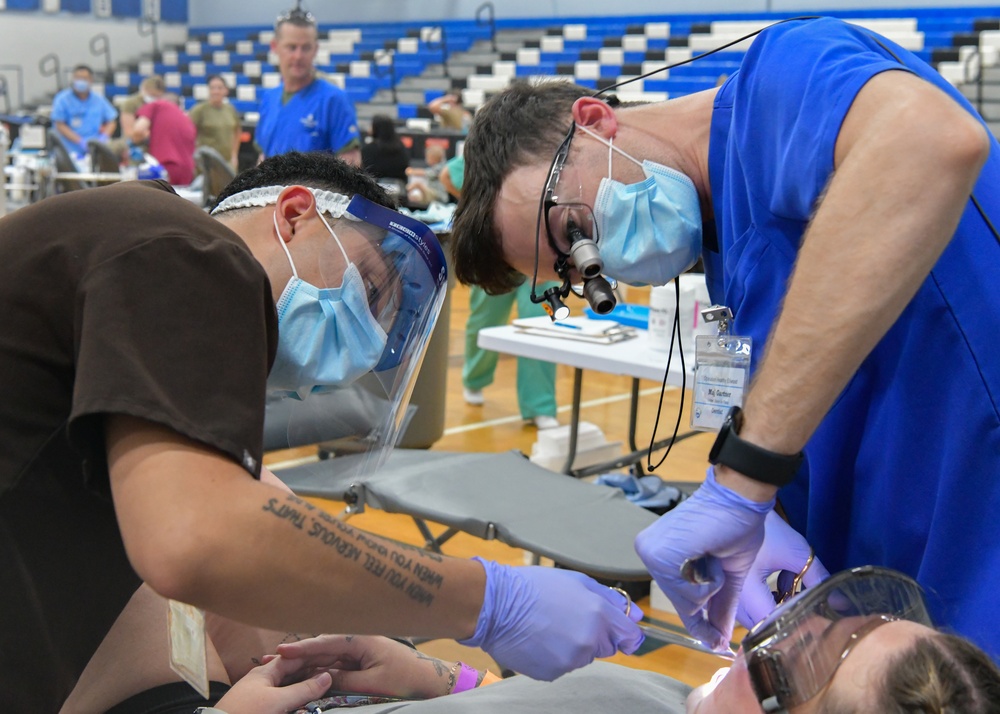Service members provide no-cost care during IRT mission