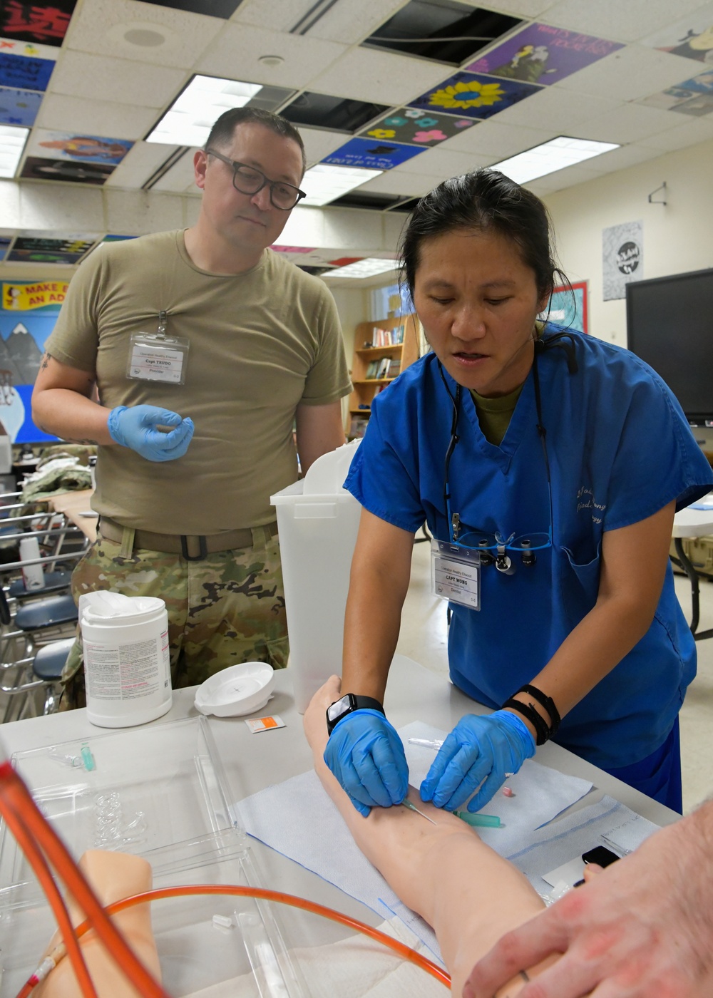 Service members enhance medical skills during IRT training