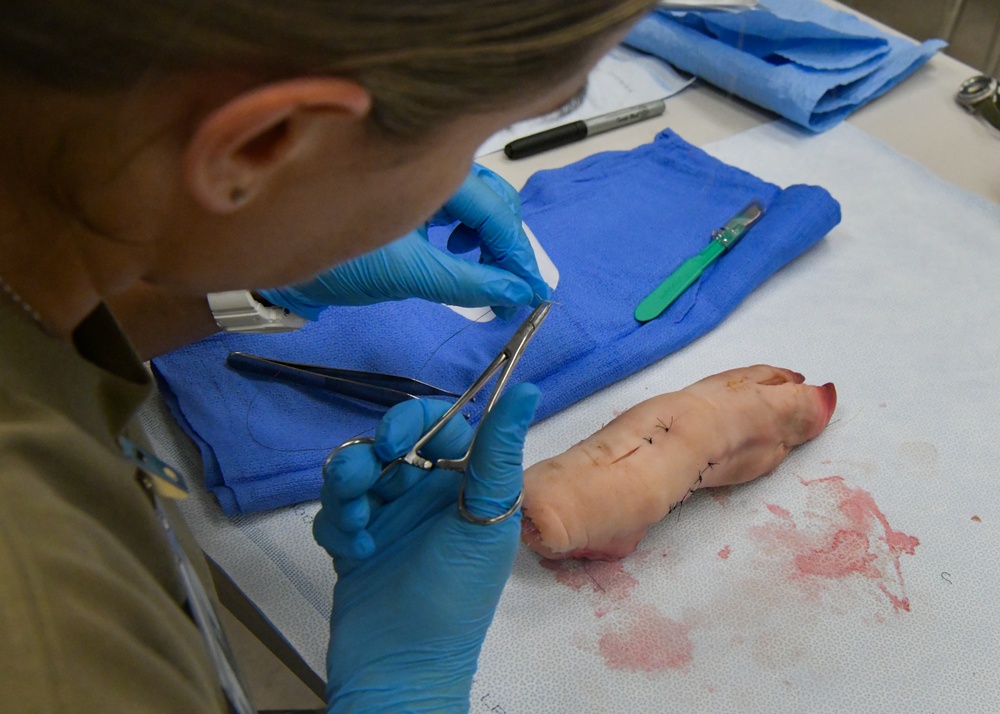 Service members enhance medical skills during IRT training