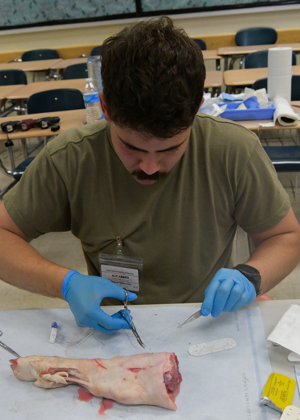 Service members enhance medical skills during IRT training