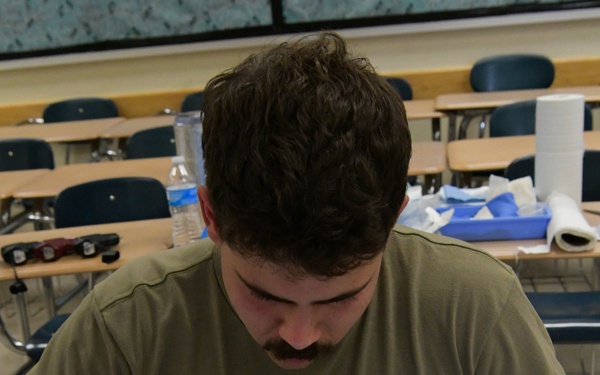 Service members enhance medical skills during IRT training