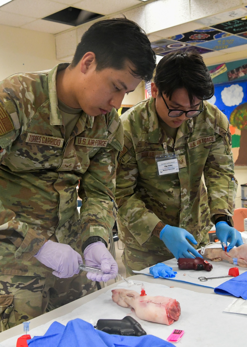 Service members enhance medical skills during IRT training