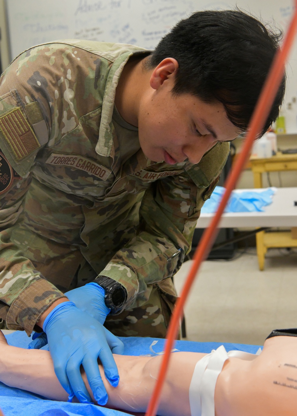 Service members enhance medical skills during IRT training