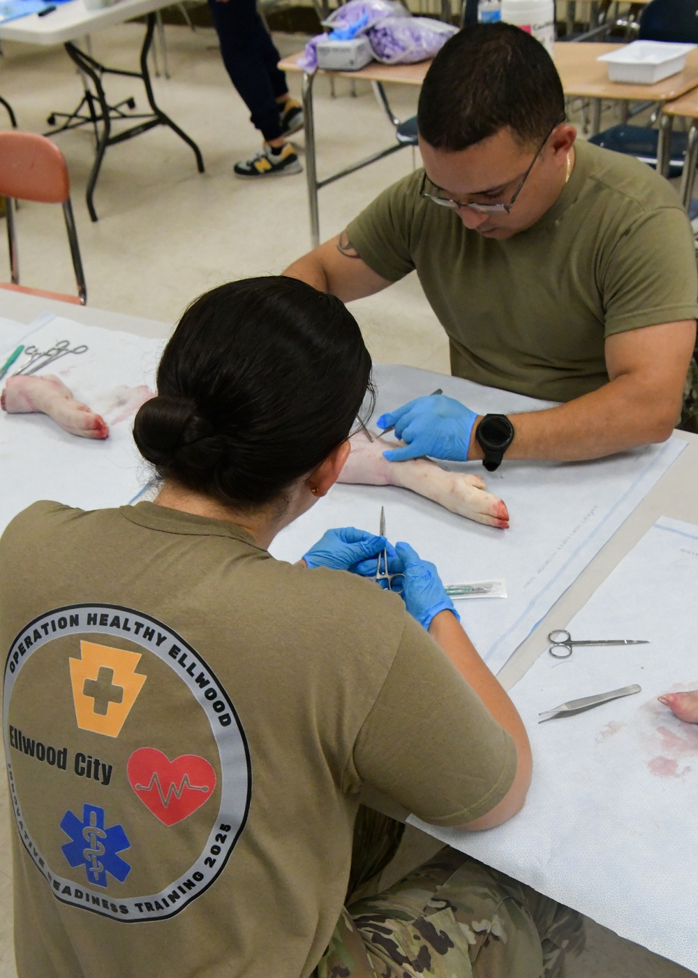 Service members enhance medical skills during IRT training