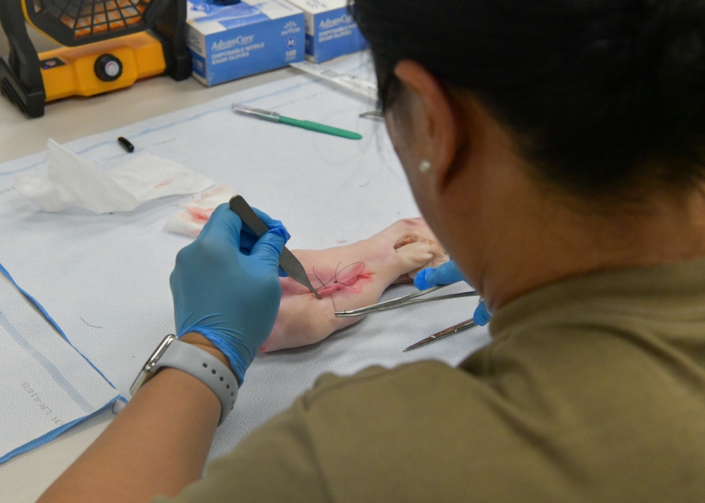Service members enhance medical skills during IRT training