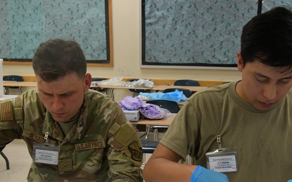 Service members enhance medical skills during IRT training