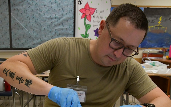Service members enhance medical skills during IRT training
