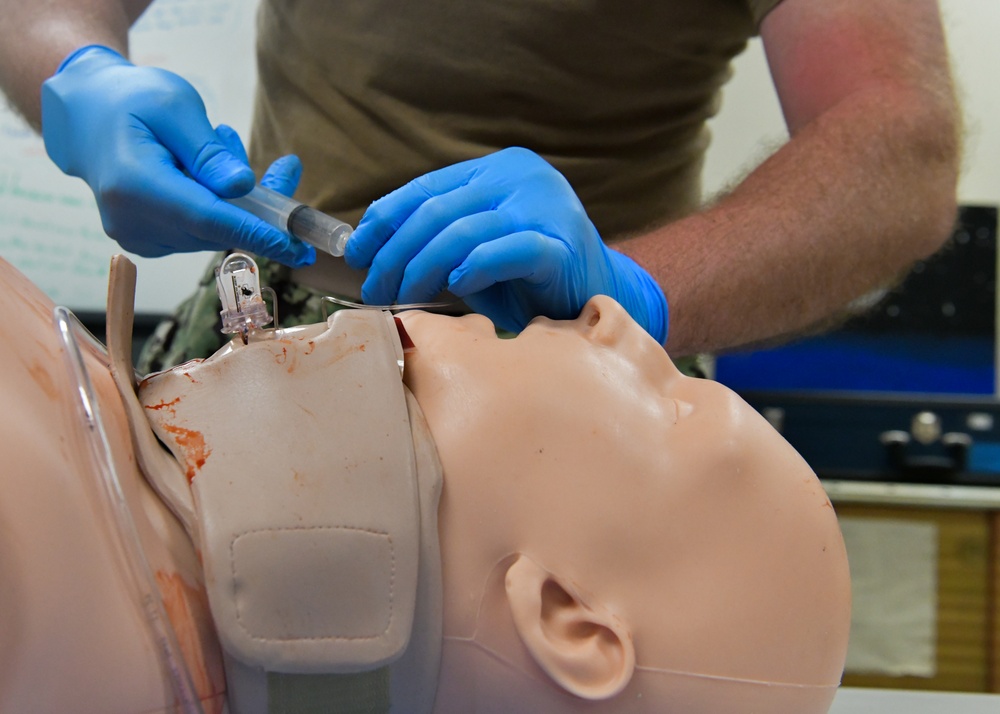 Service members enhance medical skills during IRT training