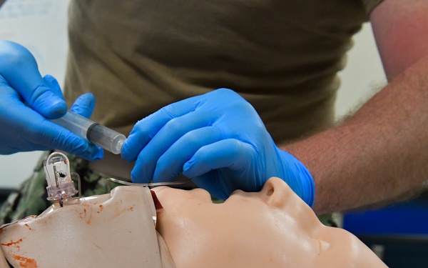 Service members enhance medical skills during IRT training
