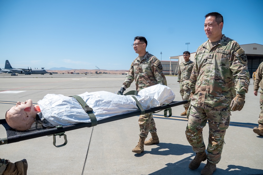 Army Reserve and Air Force Join Forces for Large-Scale Medical Evacuation Exercise at Ultimate Caduceus 2025