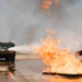 Fire Emergency Services train in live fire simulation