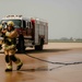 Fire Emergency Services train in live fire simulation