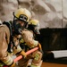 Fire Emergency Services train in live fire simulation