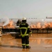 Fire Emergency Services train in live fire simulation