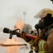 Fire Emergency Services train in live fire simulation