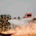 Fire Emergency Services train in live fire simulation