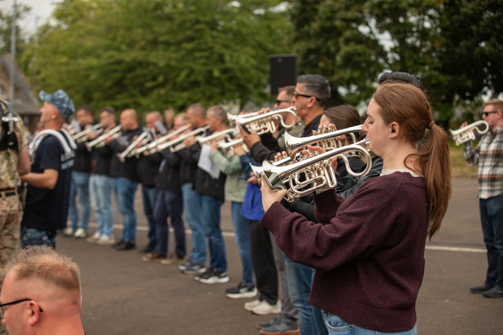 The Royal Edinburgh Military Tattoo rehearsal at Redford Barracks