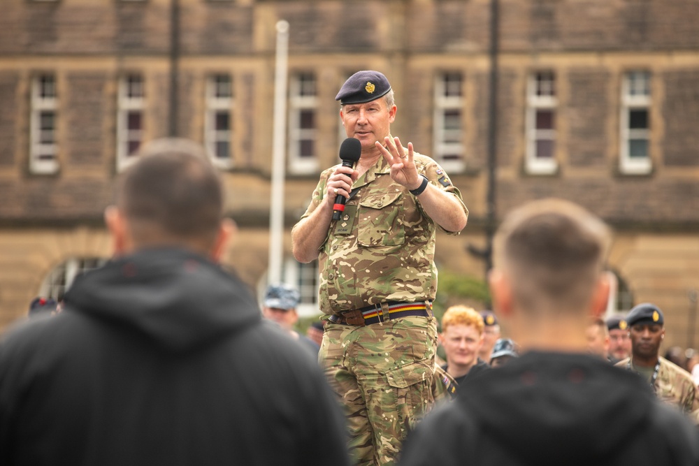 The Royal Edinburgh Military Tattoo rehearsal at Redford Barracks