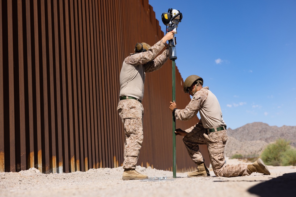 JTF-SB Marines mark National Defense Area in Arizona