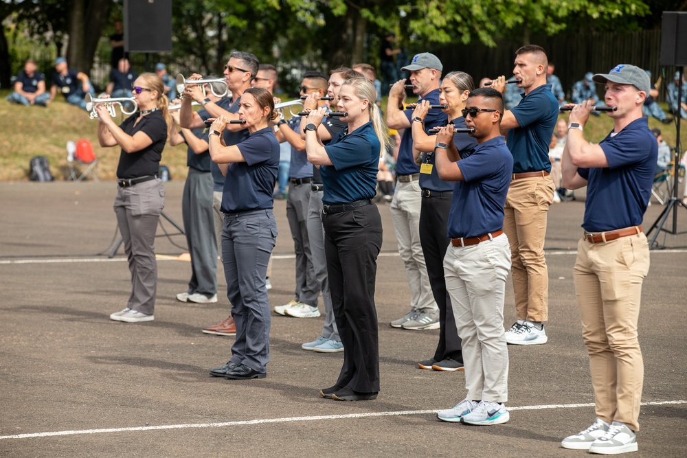 The Royal Edinburgh Military Tattoo rehearsal at Redford Barracks
