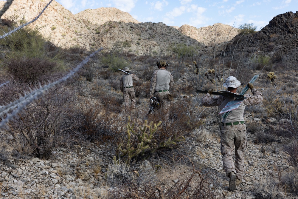 JTF-SB Marines mark National Defense Area in Arizona