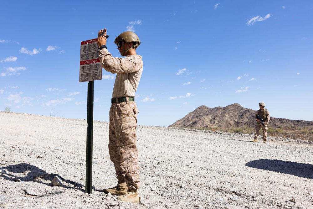 JTF-SB Marines mark National Defense Area in Arizona