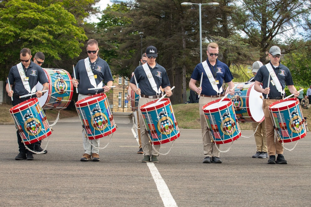 The Royal Edinburgh Military Tattoo rehearsal at Redford Barracks