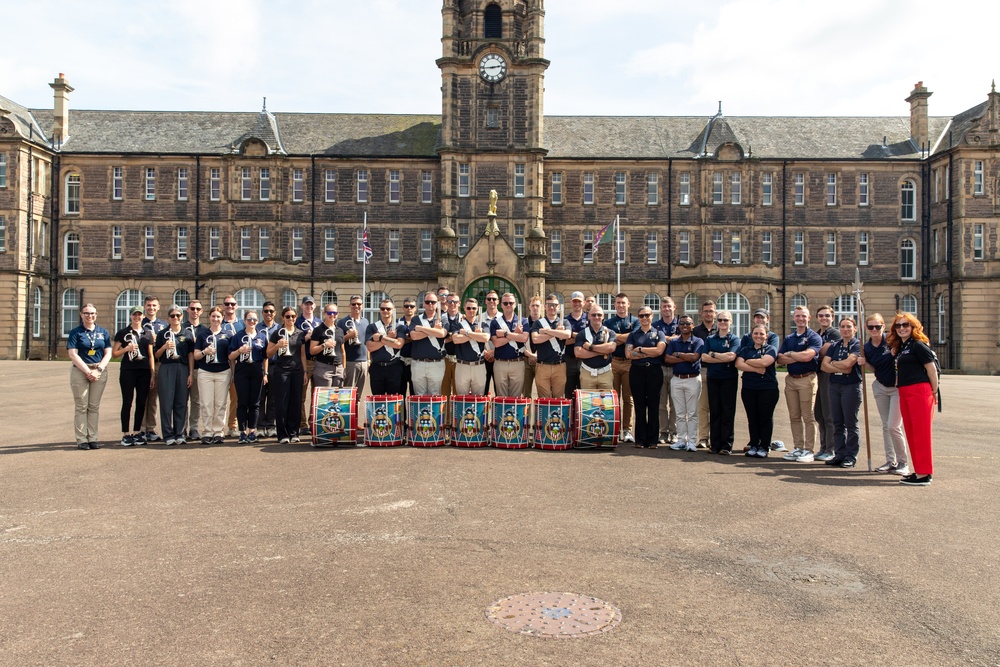 The Royal Edinburgh Military Tattoo rehearsal at Redford Barracks