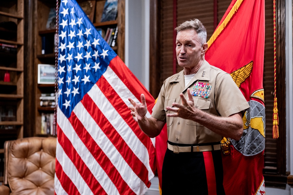 U.S. Marine Corps Lt. Gen. William J. Bowers Promotion Ceremony