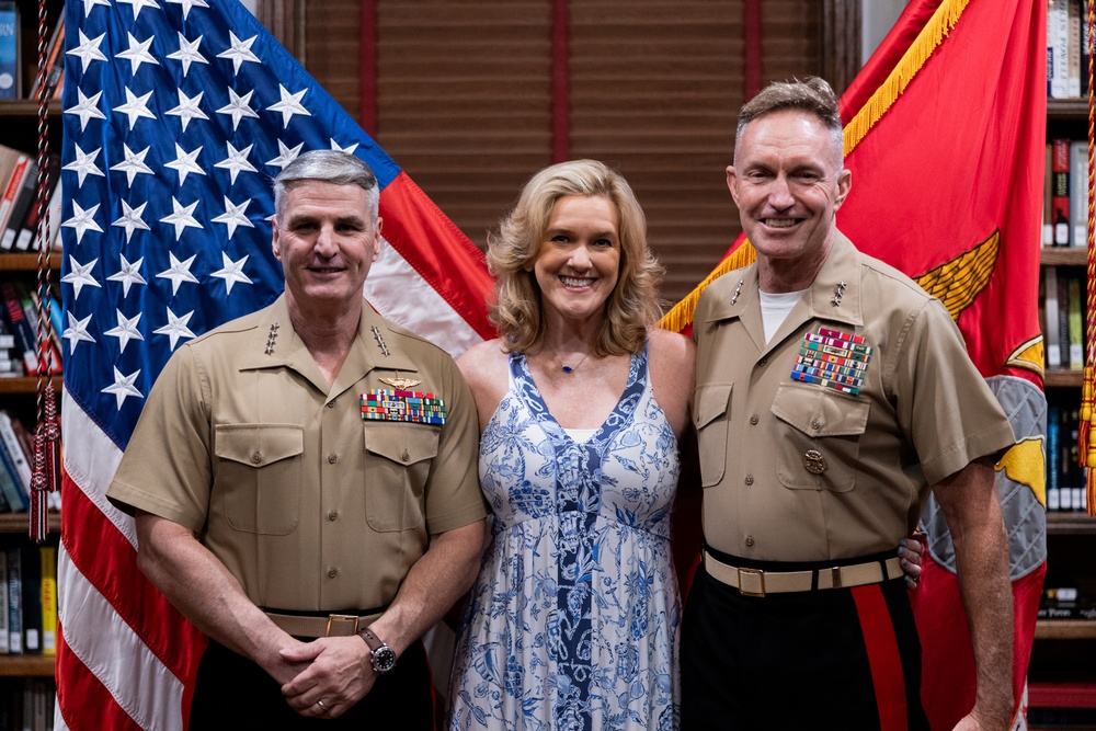 U.S. Marine Corps Lt. Gen. William J. Bowers Promotion Ceremony