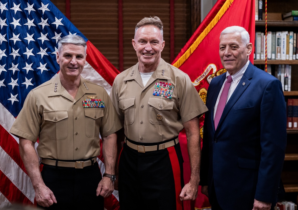 U.S. Marine Corps Lt. Gen. William J. Bowers Promotion Ceremony
