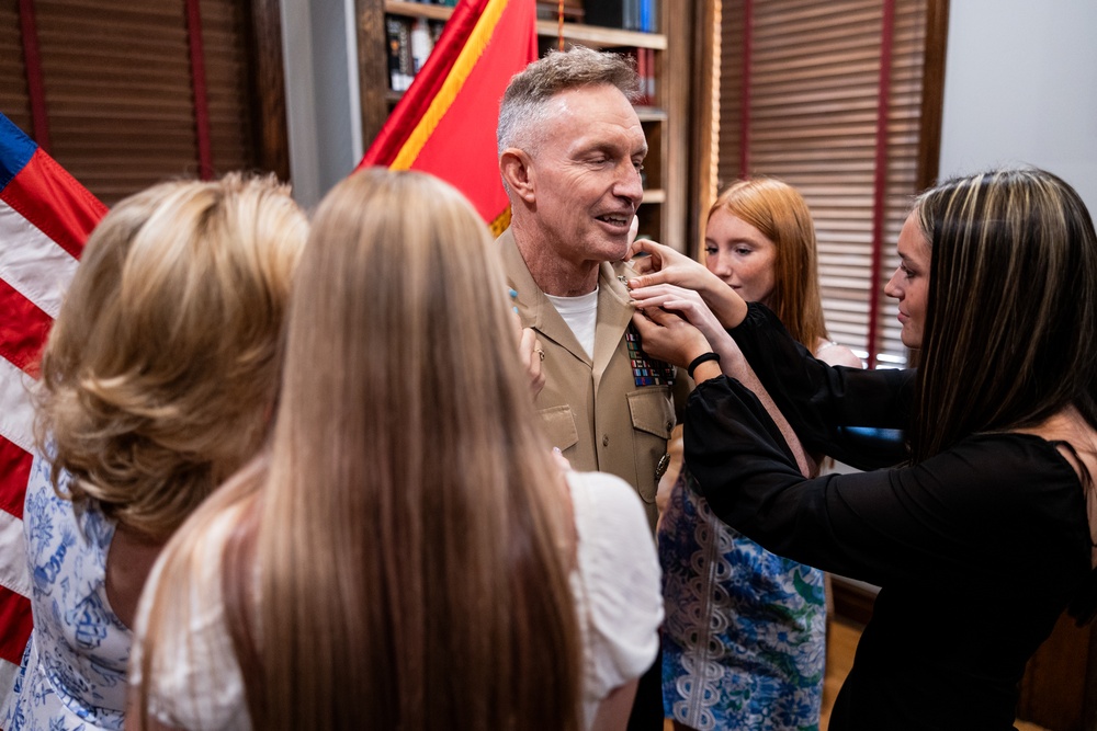 U.S. Marine Corps Lt. Gen. William J. Bowers Promotion Ceremony
