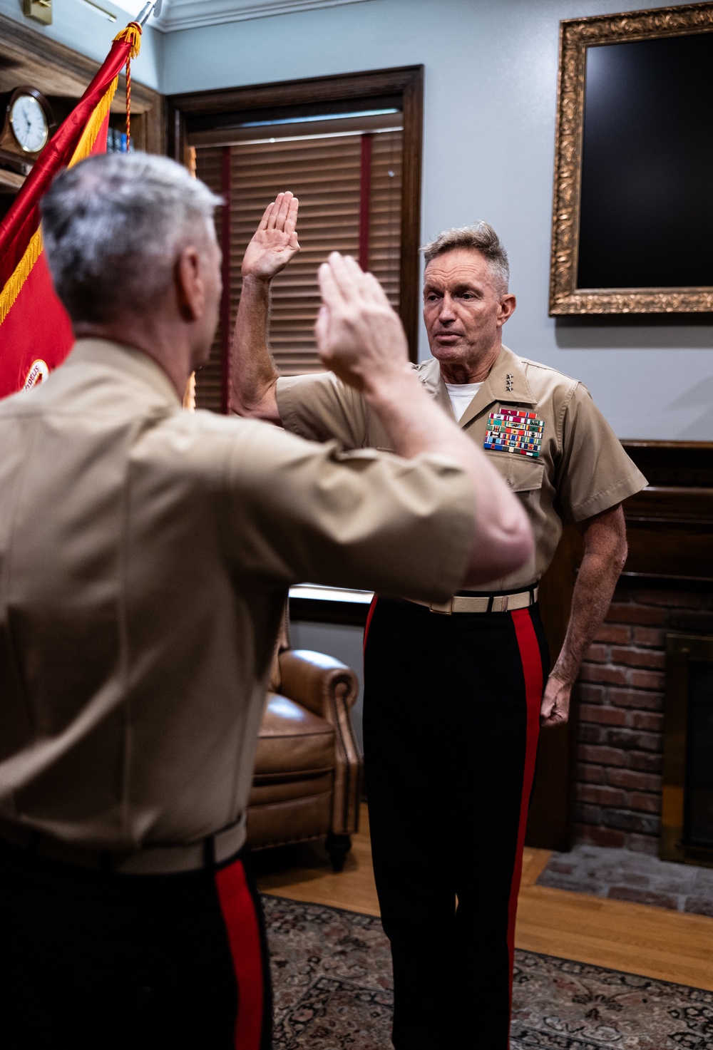 U.S. Marine Corps Lt. Gen. William J. Bowers Promotion Ceremony