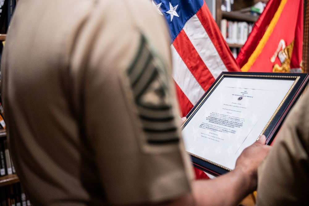 U.S. Marine Corps Maj. Gen. William J. Bowers Promotion Ceremony