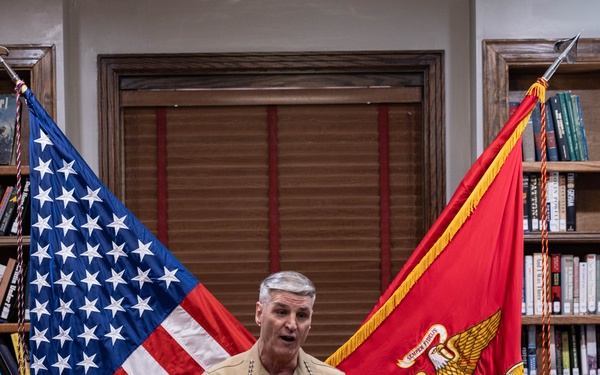 U.S. Marine Corps Lt. Gen. William J. Bowers Promotion Ceremony