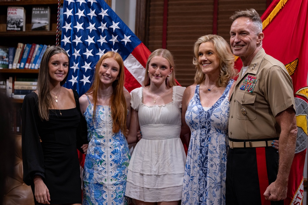 U.S. Marine Corps Lt. Gen. William J. Bowers Promotion Ceremony