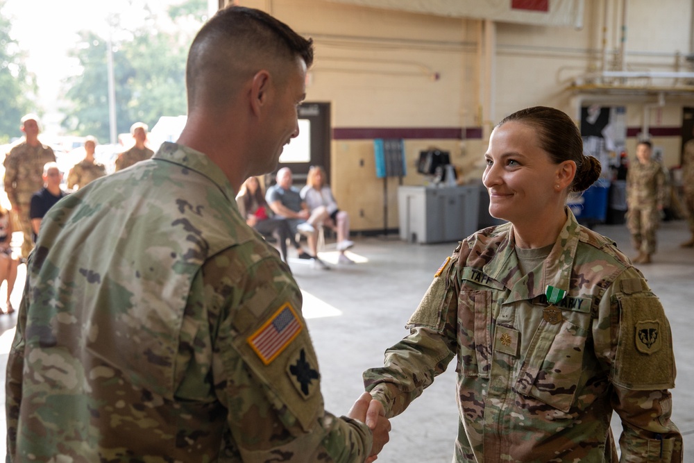 135th Medical Company Area Support Change of Command Ceremony
