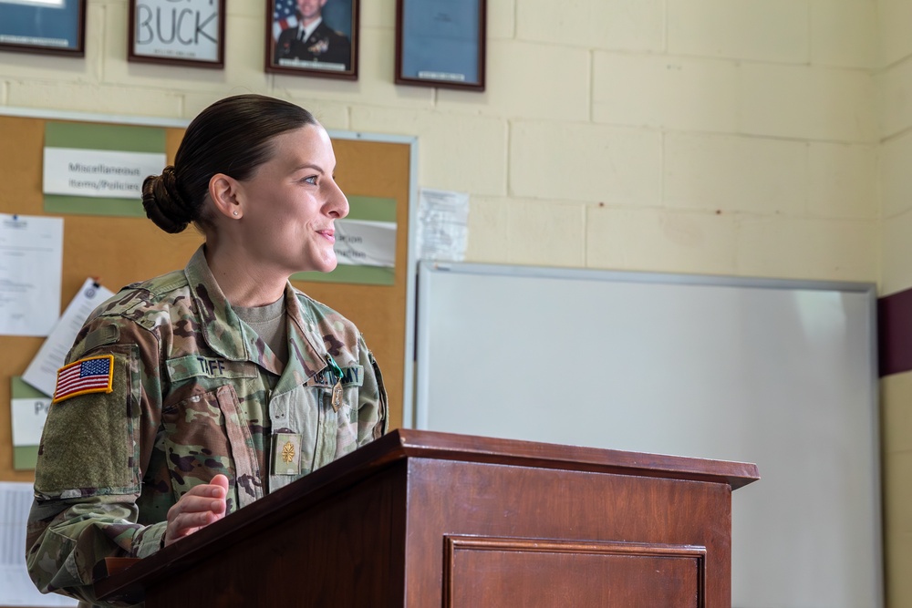 135th Medical Company Area Support Change of Command Ceremony