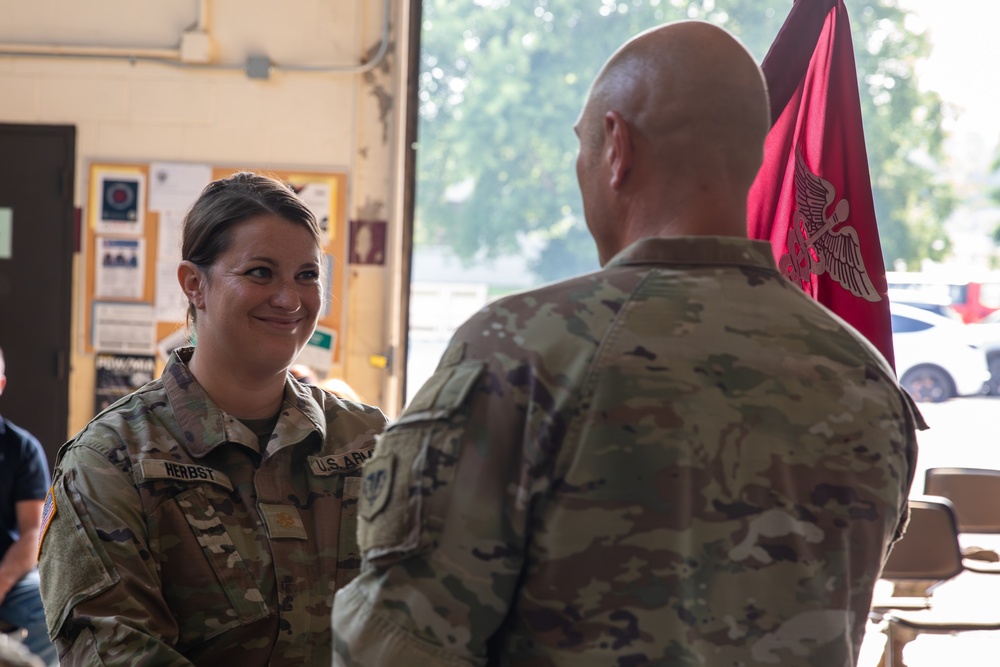135th Medical Company Area Support Change of Command Ceremony