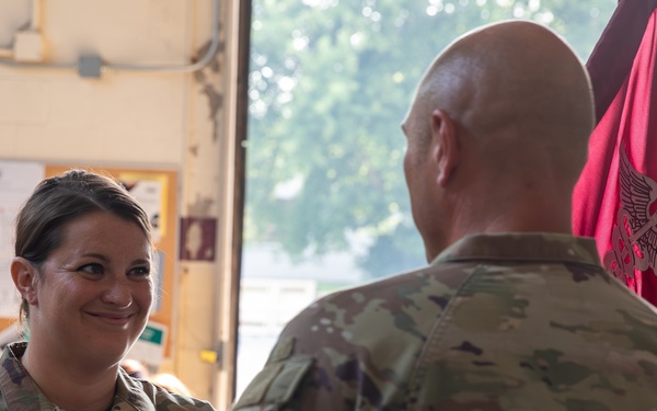 135th Medical Company Area Support Change of Command Ceremony