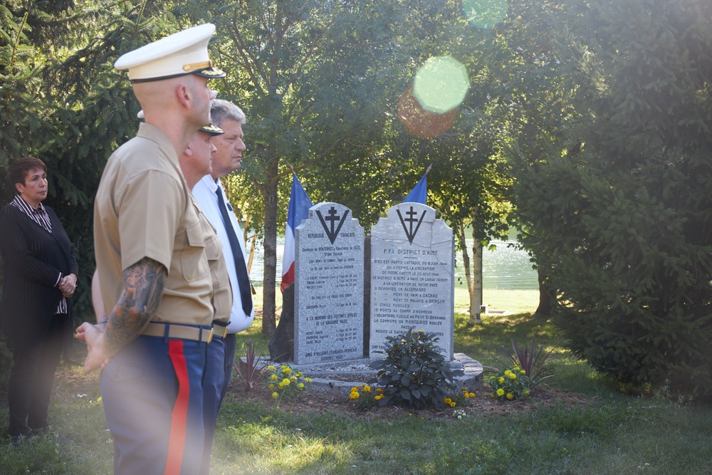 Marines, French dignitaries commemorate the 81st anniversary of Union II