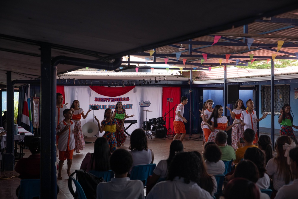 USFF Band Performs in Costa Rica